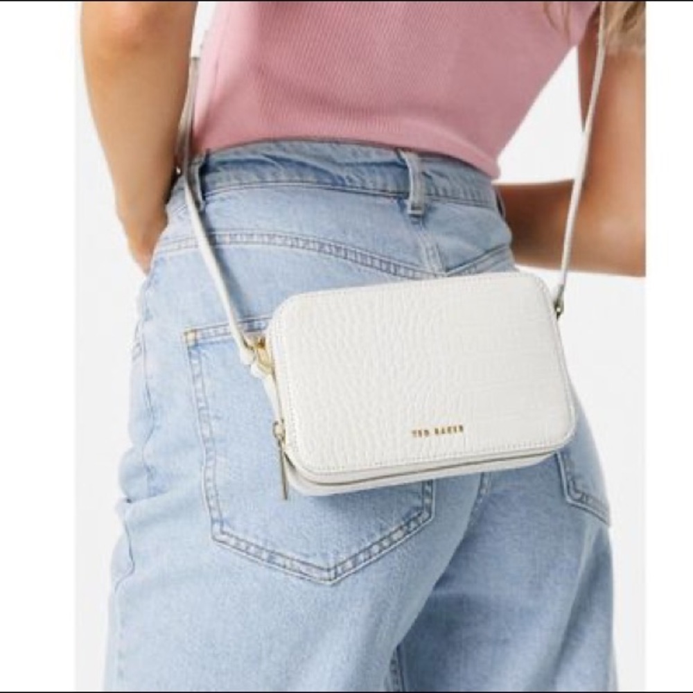 Ted Baker Stina Embossed Faux Leather Crossbody Bag